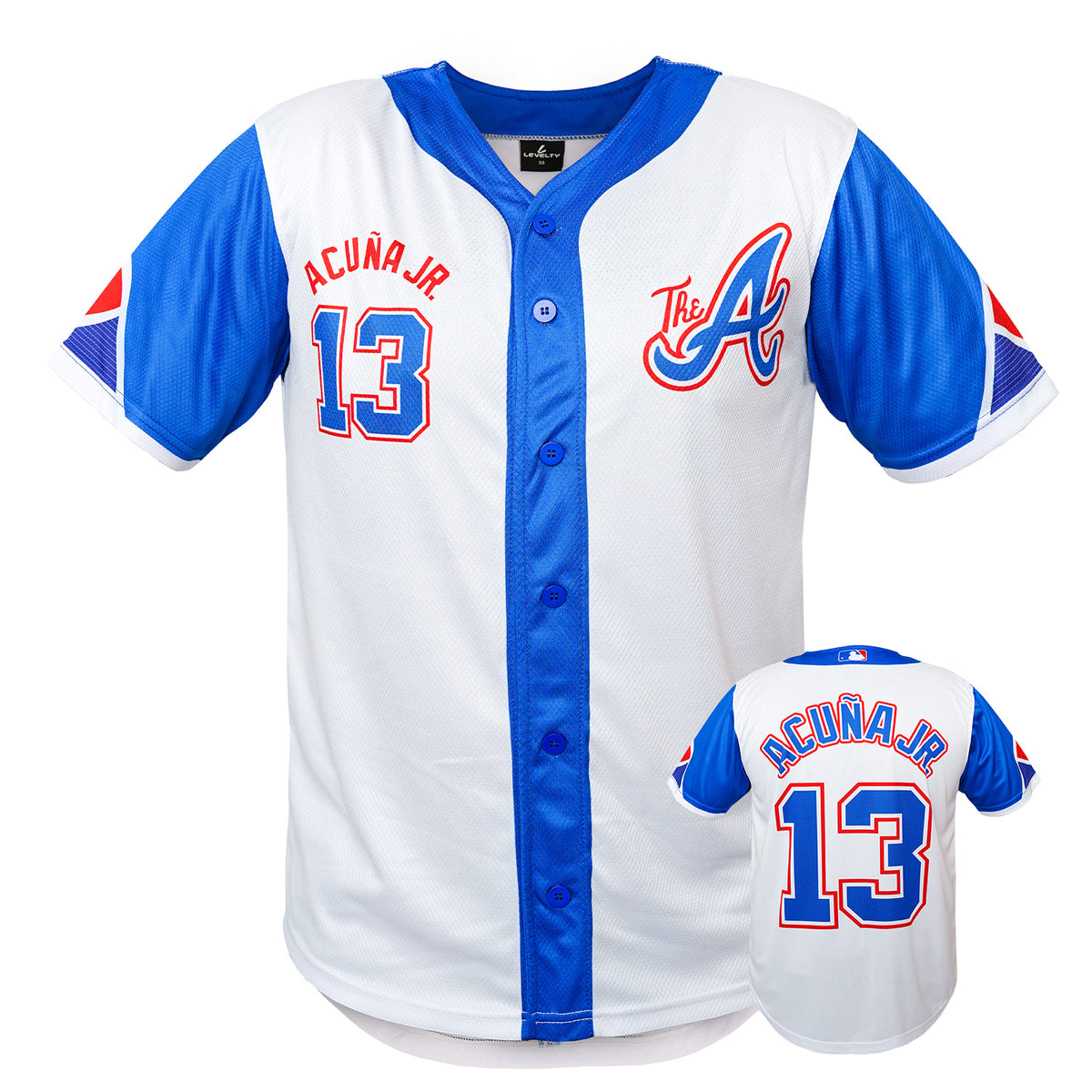BRAVERS ACUNA JR. BLUE WHITE