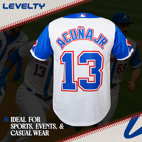 BRAVERS ACUNA JR. BLUE WHITE