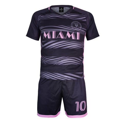 Messi Black and pink Uniform Kit