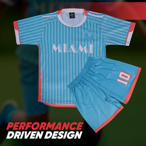 Messi  SeaGreen  Uniform Kit
