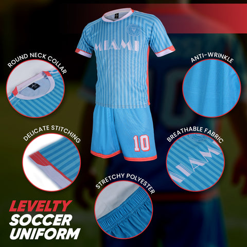 Messi  SeaGreen  Uniform Kit