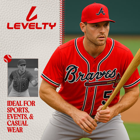 BRAVES FREEMAN RED BASELLBALL JERSEY