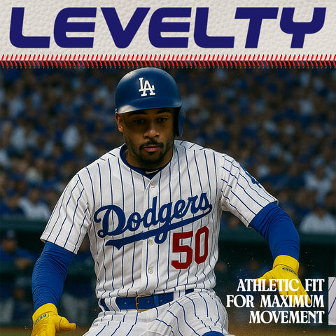 DODGERS BETTS 50 WHITE N BLUE BASEBALL JERSEY