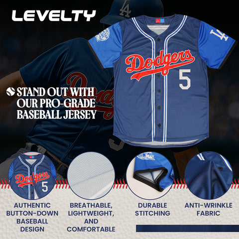 DODGERS FREEMAN NAVY JERSEY