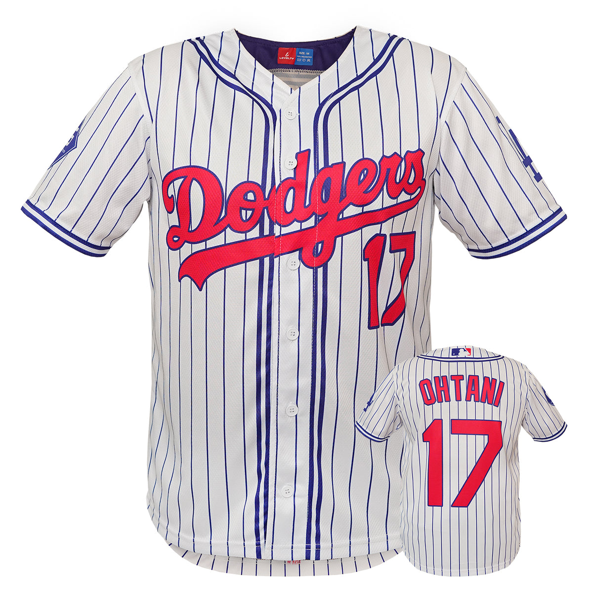 OHTANI DODGERS WHITE BLUE JERSEY