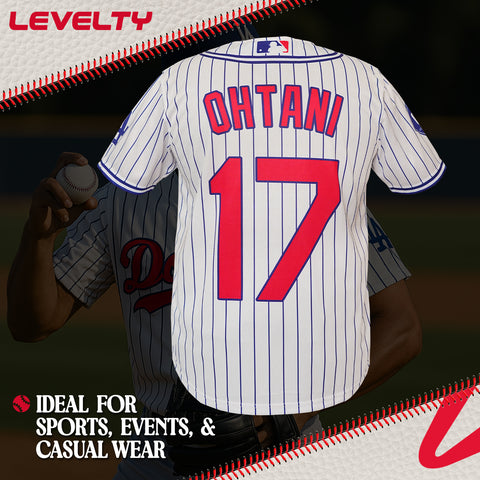 OHTANI DODGERS WHITE BLUE JERSEY
