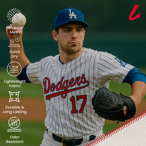 OHTANI DODGERS WHITE BLUE JERSEY