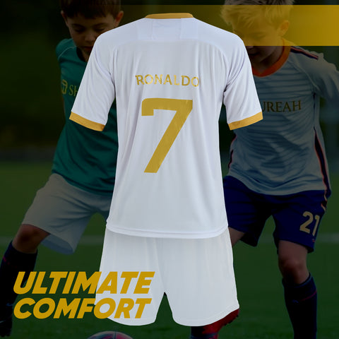 Ronaldo shurfah white uniform kit