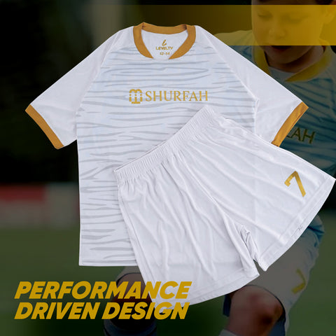 Ronaldo shurfah white uniform kit