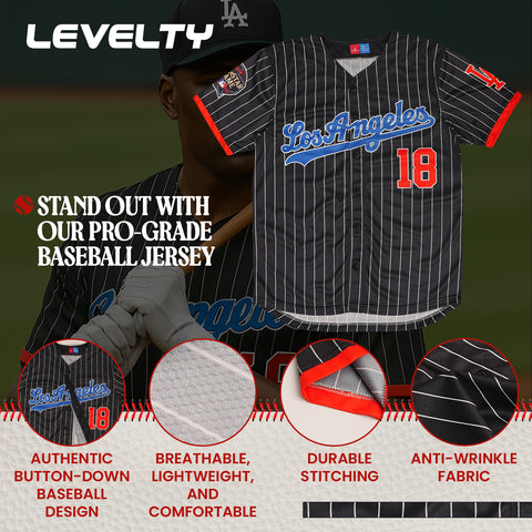 YAMAMOTO LOS ANGELES BLACK JERSEY