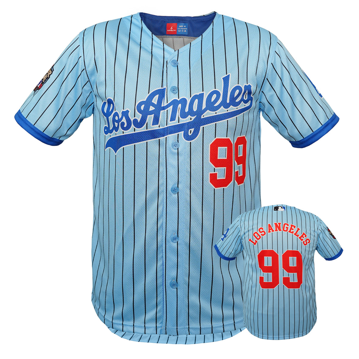 Lose Angeles sky blue  fan baseball jersey
