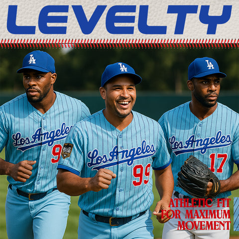 Lose Angeles sky blue  fan baseball jersey