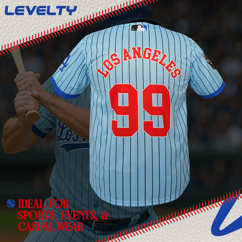 Lose Angeles sky blue  fan baseball jersey