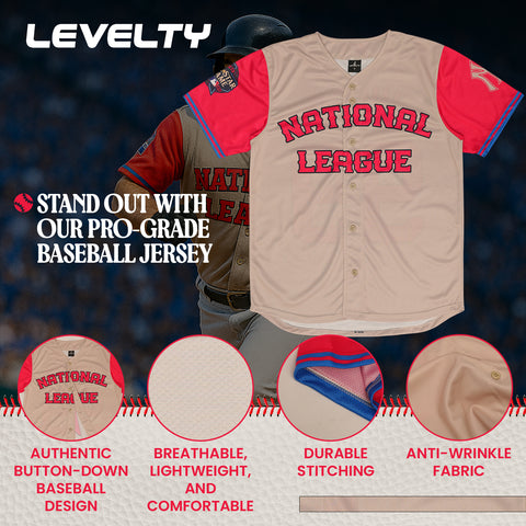 NATIONAL LEAGUE JUDGE CAMEL JERSEY