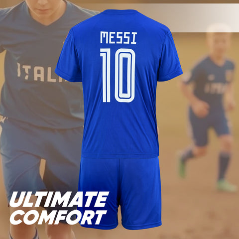 Messi Blue Italia uniform Kit