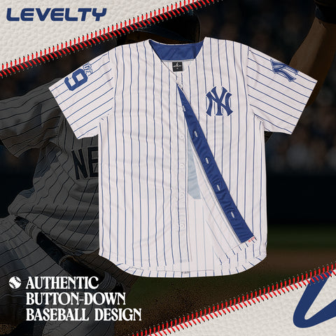 NEWYORK JUDGE WHITE & NAVY JERSEY
