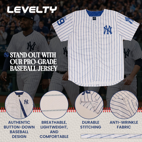 NEWYORK JUDGE WHITE & NAVY JERSEY