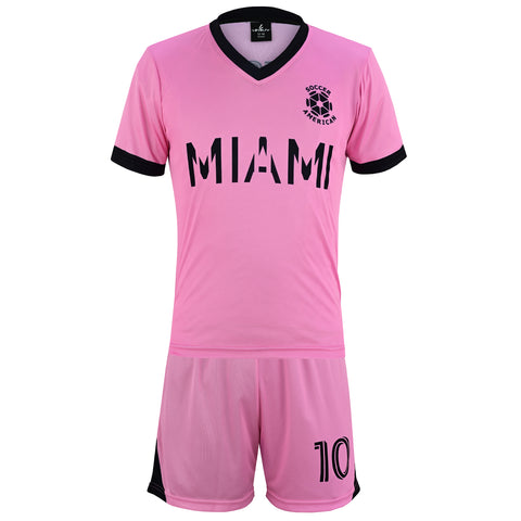 Messi Pink Miami Uniform Kit