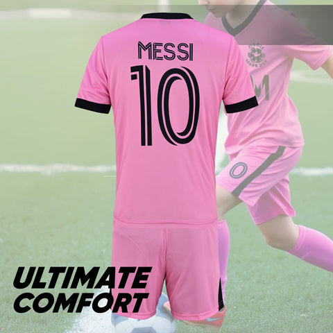 Messi Pink Miami Uniform Kit