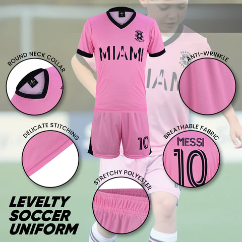 Messi Pink Miami Uniform Kit
