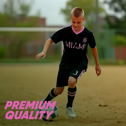 Messi Black Miami uniform Kit