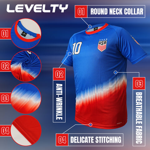 Pulisic Blue and Red
