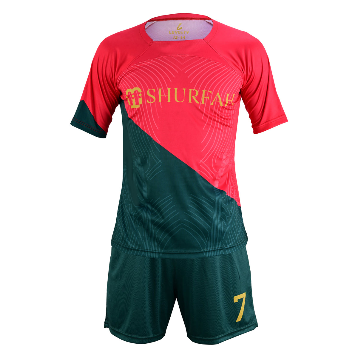 Ronaldo shurfah green-Red uniform kit