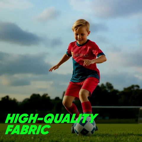 Ronaldo shurfah green-Red uniform kit