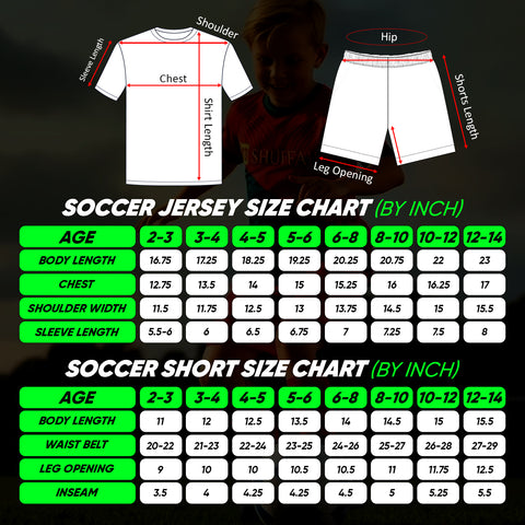 Ronaldo shurfah green-Red uniform kit