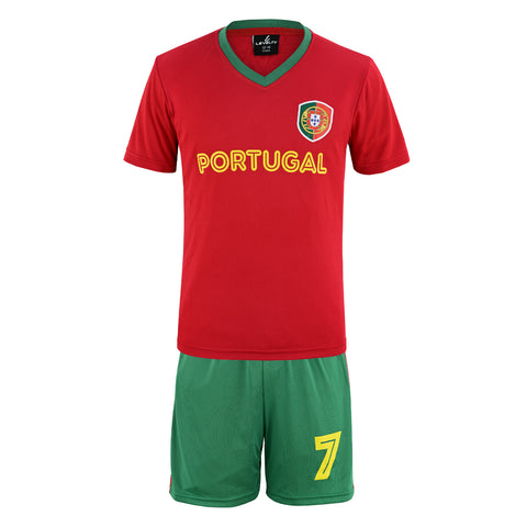 Ronaldo Portugal  Red uniform kit