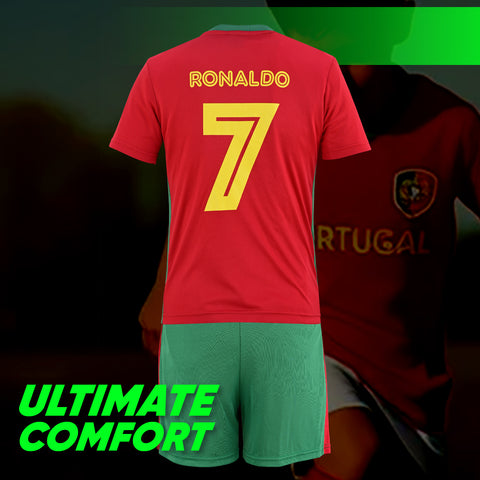 Ronaldo Portugal  Red uniform kit