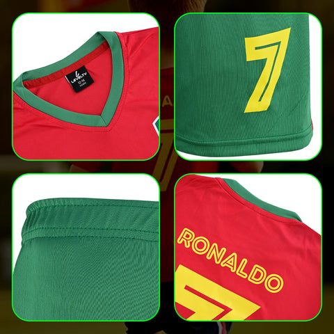 Ronaldo Portugal  Red uniform kit