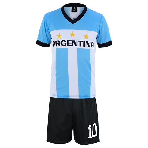 Messi Argentina Sky-Blue uniform kits