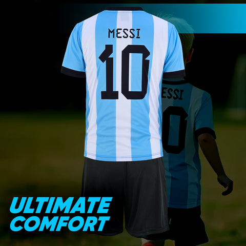 Messi Argentina Sky-Blue uniform kits