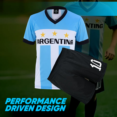 Messi Argentina Sky-Blue uniform kits