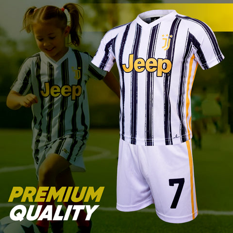 Ronaldo jeep white-Black uniform kit
