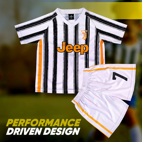Ronaldo jeep white-Black uniform kit