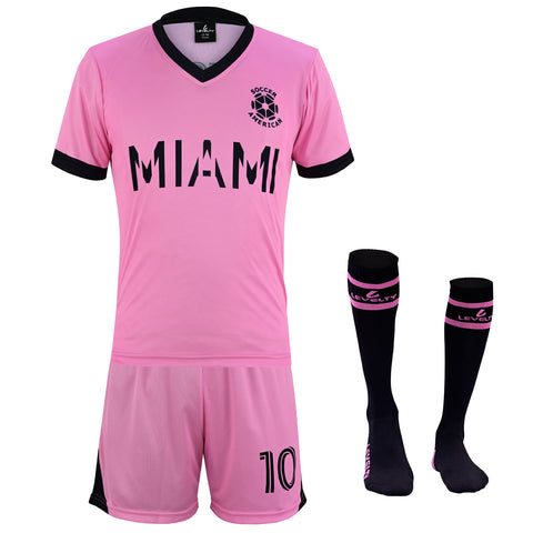 Messi Pink Miami Uniform Kit